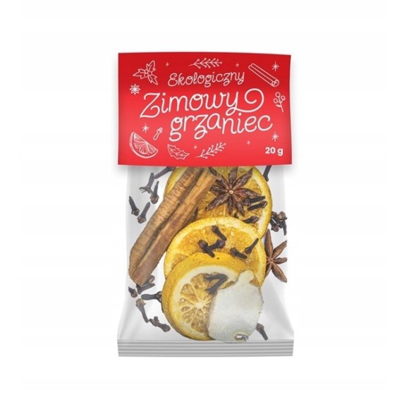ZIMOWY GRZANIEC eko POMARAŃCZE CYNAMON IMBIR ANYŻ GOŹDZIKI