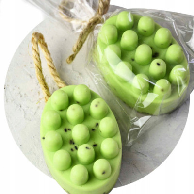 MYDŁO ręcznie robione KOSTKA do masażu masaż + peeling 150g KAMELEON