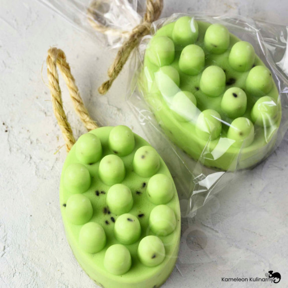 MYDŁO ręcznie robione KOSTKA do masażu masaż + peeling 150g KAMELEON MYDŁO ręcznie robione KOSTKA do masażu masaż + peeling 150g KAMELEON