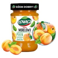 Łowicz DŻEM MORELA MORELOWY z moreli NISKOSŁODZONY 280g