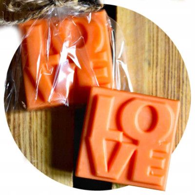 MYDŁO ręcznie robione LOVE POMARAŃCZA i CYNAMON