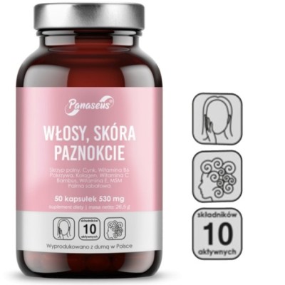 Yango Panaseus WŁOSY SKÓRA PAZNOKCIE 50 kapsułek