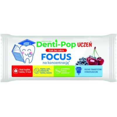 Starpharma ZDROWY LIZAK Denti-Pop Uczeń FOCUS na