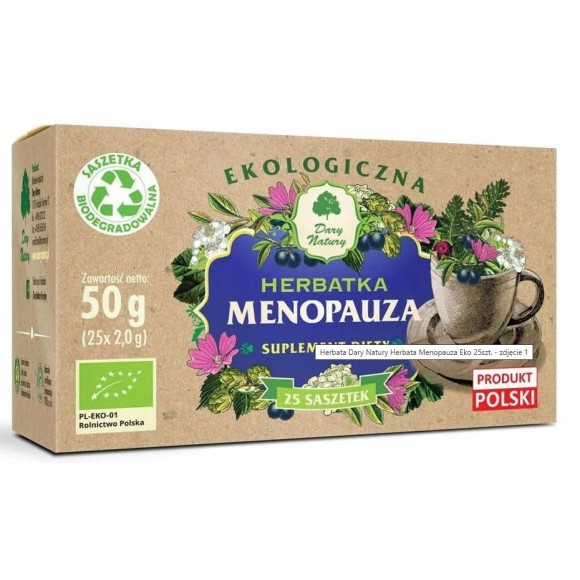 Dary Natury MENOPAUZA herbatka ziołowa suplement diety EKO