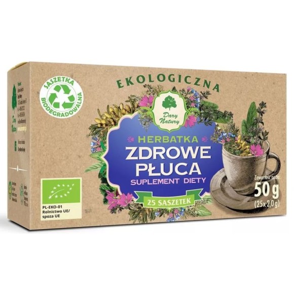 Dary Natury  herbatka ZDROWE PŁUCA 25 saszetek