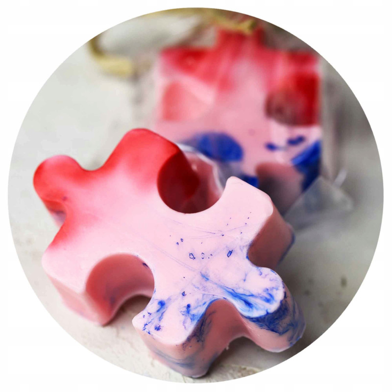 MYDŁO ręcznie robione PUZZLE PUZEL winogrono melon