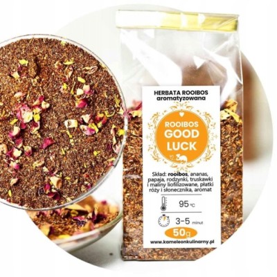 KAMELEON KULINARNY herbata ROOIBOS GOOD LUCK ananas papaja