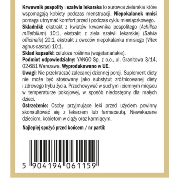 Yango KRWAWNIK PREMIUM  wspracie UKŁAD KRWIONOŚNY ODDECHOWY