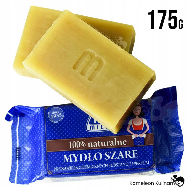 MYDŁO SZARE 100% NATURALNE HIPOALERNICZNE MILO MATTES zestaw 15 mydeł