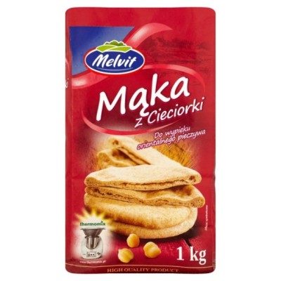 Melvit MĄKA Z CIECIERZYCY CIECIORKI 1000g 1KG niski indeks