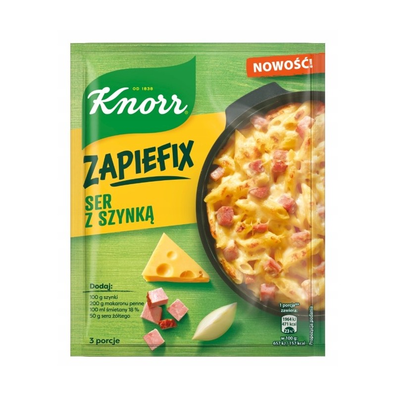 KNORR Zapiefix SER Z SZYNKĄ 42g KRÓTKA DATA