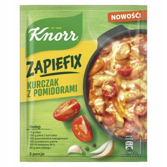 KNORR Zapiefix KURCZAK Z POMIDORAMI 48g