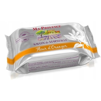 MA PROVENCE Mydło Marsylskie - Kwiat Pomarańczy, 100 g