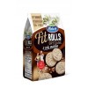 Melvit FIT ROLLS GRYCZANE Z SOLĄ MORSKĄ 60g mini wafle z