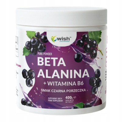 BETA ALANINA + WIT. B6 smak CZARNA PORZECZKA WISH ODŻYWKA PRZED TRENINGIEM
