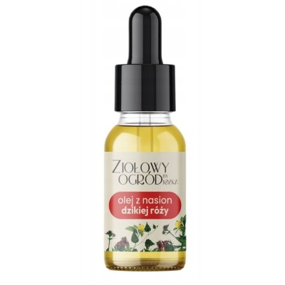 OLEJ Z NASION DZIKIEJ RÓŻY 15ml kosmet. ZIOŁOWY OGRÓD by