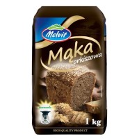 Melvit MĄKA ORKISZOWA do wypieku domowego chleba 1000g 1KG