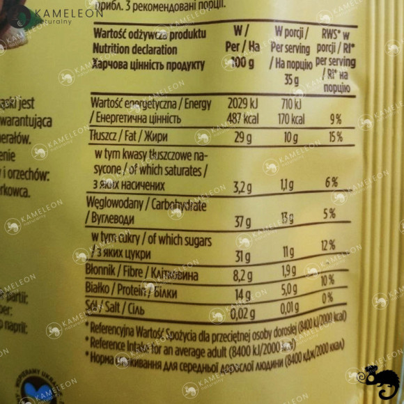 Bakalland MIESZANKA BAKALIOWA 40% MIGDAŁ 40% ŻURAWINA 20% NERKOWIEC 100G Bakalland MIESZANKA BAKALIOWA 40% MIGDAŁ 40% ŻURAWINA 20% NERKOWIEC 100G