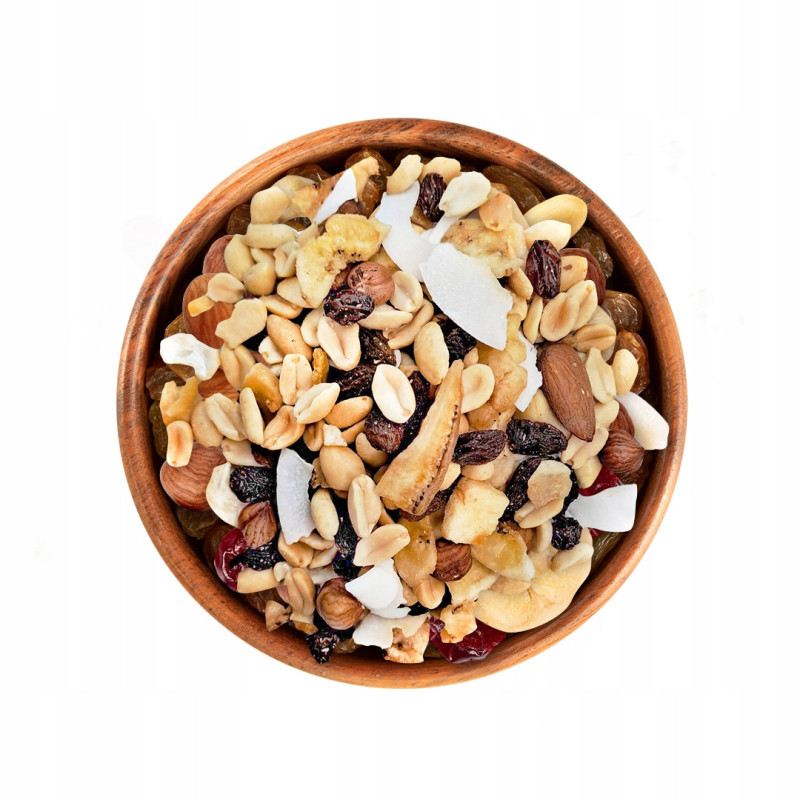 MIESZANKA STUDENCKA 1000g 1kg orzechy, rodzynki, bakalie, orzeszki ziemne