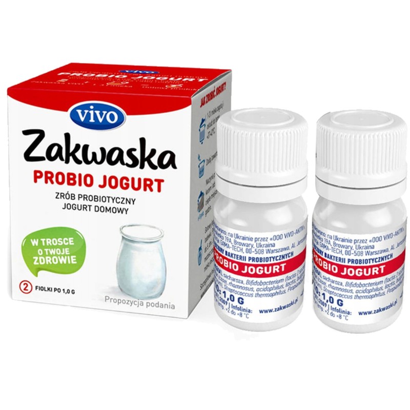 Jogurt domowy VIVO ZAKWASKA PROBIO JOGURT kultury bakterii