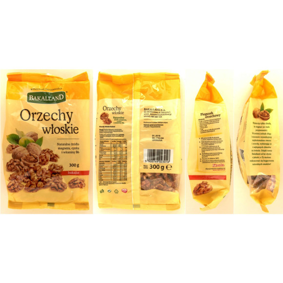 Bakalland ORZECH WŁOSKI ORZECHY WŁOSKIE łuskane XXL 300g 0,3KG bakalie Bakalland ORZECH WŁOSKI ORZECHY WŁOSKIE łuskane XXL 300g 0,3KG bakalie