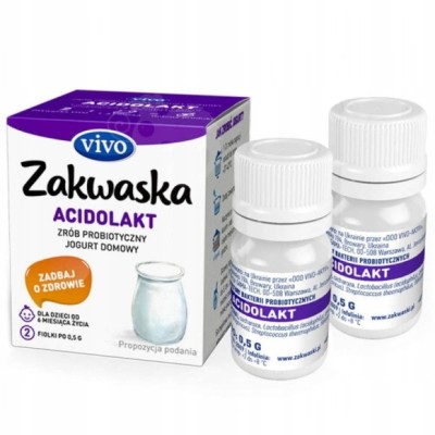 Jogurt domowy VIVO ZAKWASKA ACIDOLAKT kultury jogurtowe 2