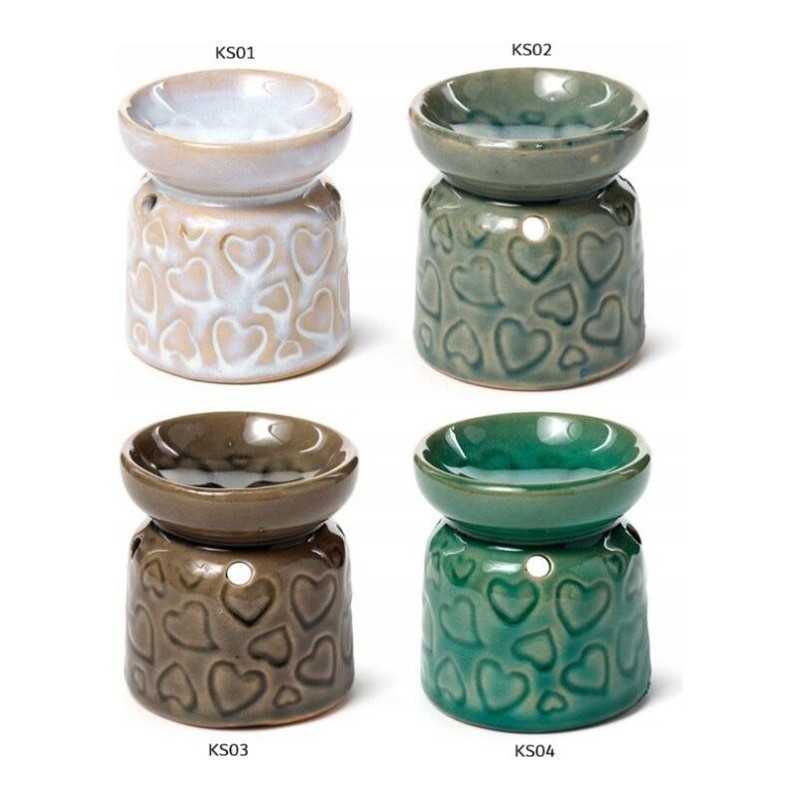 KOMINEK CERAMICZNY DEKORACYJNY AROMATERAPIA na olejki