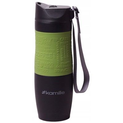 KUBEK TERMICZNY BIDON TERMOS 480ml CZERWONY dla sportowców