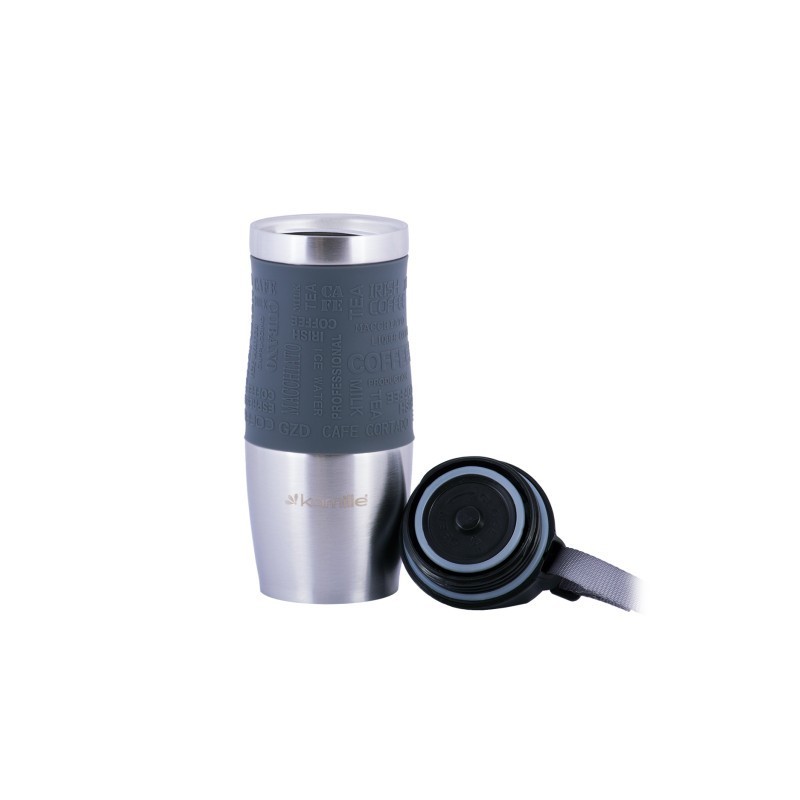 KUBEK TERMICZNY 480ml FIOLETOWY Kamille KM 2051