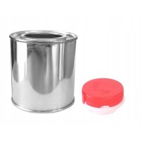 PUSZKA METALOWA na herbatę SZARE KRASNALE 25g