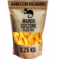 MANGO SUSZONE 0,25KG bez dodatku cukru PLASTRY 250G KAMELEON KULINARNY