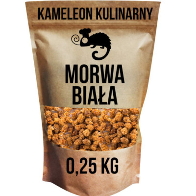 MORWA BIAŁA suszony owoc MORWY bakalie 250g 0,25KG KAMELEON KULINARNY