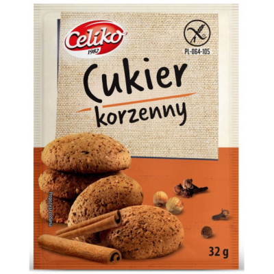 CUKIER KORZENNY 32g Bez Glutenu Celiko