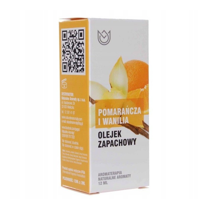 OLEJEK ZAPACHOWY eteryczny POMARAŃCZA i WANILIA