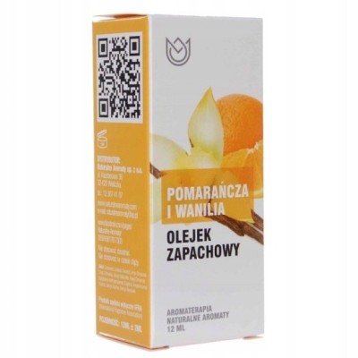 OLEJEK ZAPACHOWY eteryczny POMARAŃCZA i WANILIA