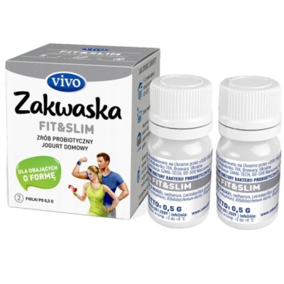 Jogurt domowy VIVO ZAKWASKA FIT&SLIM kultury bakterii 2
