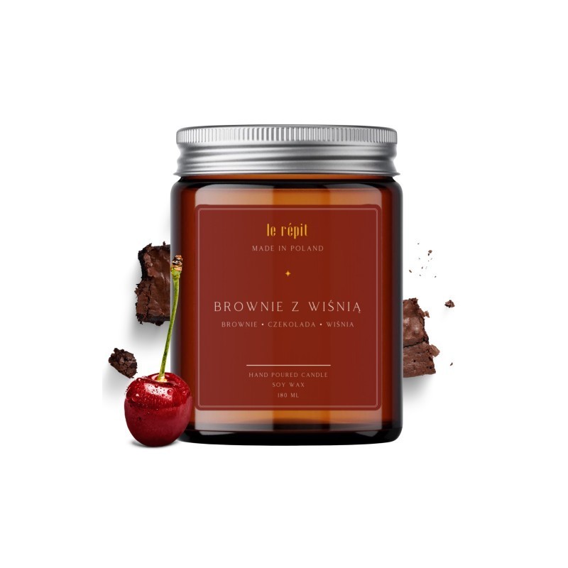 ŚWIECA SOJOWA DYNIOWE BROWNIE dynia imbir 40ml 10h