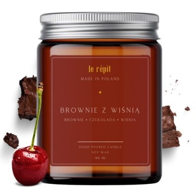 ŚWIECA SOJOWA DYNIOWE BROWNIE dynia imbir 40ml 10h