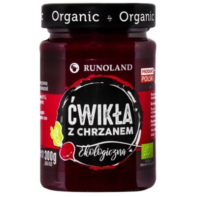 Runoland ĆWIKŁA Z CHRZANEM ekologiczna burak 300G