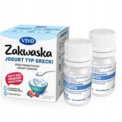 Jogurt domowy VIVO ZAKWASKA JOGURT GRECKI kultury bakterii
