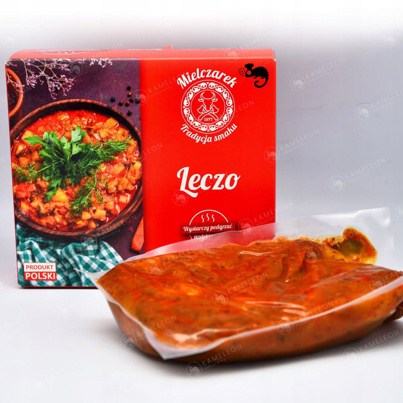 LECZO WOLNOGOTOWANE Gotowe danie WYSTARCZ PODGRZAĆ 2 porcje 450G MIELCZAREK