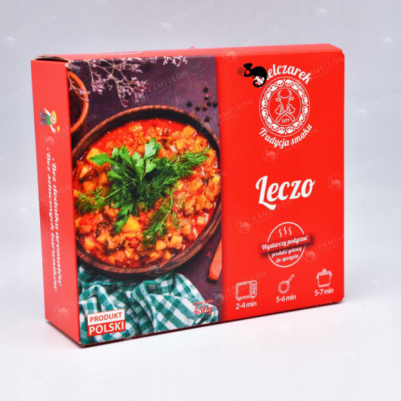 LECZO WOLNOGOTOWANE Gotowe danie WYSTARCZ PODGRZAĆ 2 porcje 450G MIELCZAREK