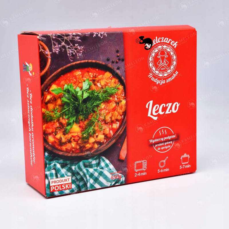 LECZO WOLNOGOTOWANE Gotowe danie WYSTARCZ PODGRZAĆ 2 porcje 450G MIELCZAREK