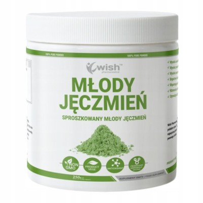 Wish MŁODY JĘCZMIEŃ W PROSZKU wsparcie DETOKSYKACJA