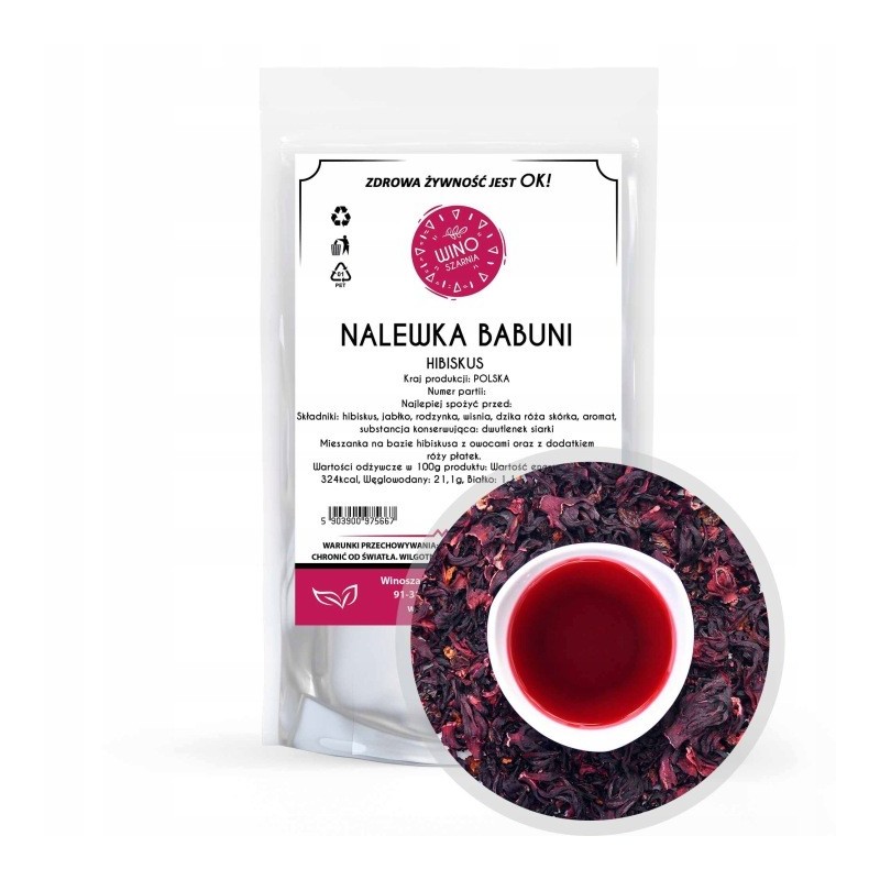 HERBATA OWOCOWA NALEWKA BABUNI jabłko rodzynki 50g