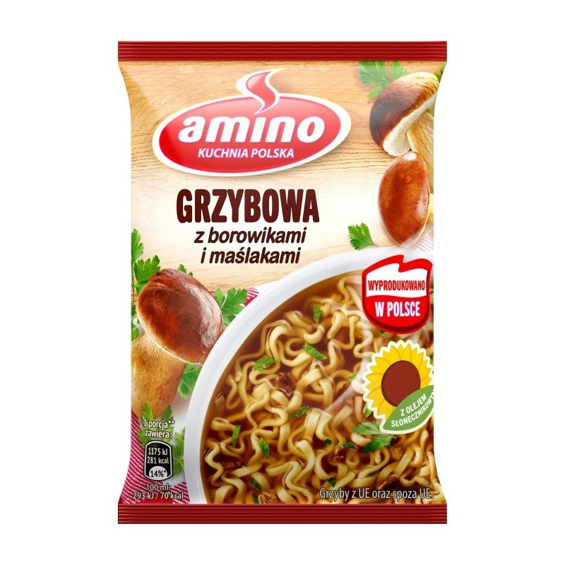 AMINO ZUPA błyskawiczna OGÓRKOWA Z KOPERKIEM 61g