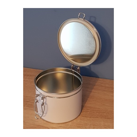PUSZKA METALOWA herbatę CUP OF TEA malutka na 25g