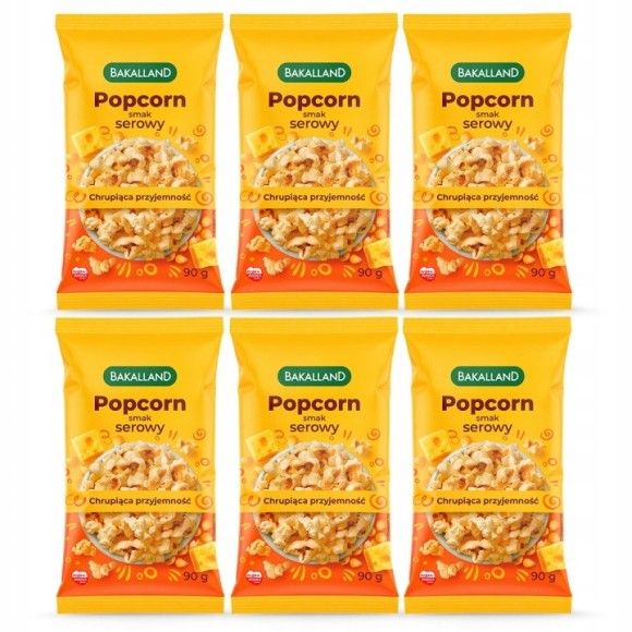 BAKALLAND - POPCORN karmelowy 90g