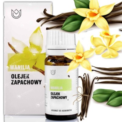 OLEJEK ZAPACHOWY ETERYCZNY WANILIA WANILIOWY 10ml relaksuje