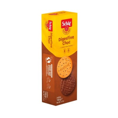 Schar CIASTKA CZEKOLADOWE DIGESTIVE CHOC BEZGLUTENOWE 3x50G